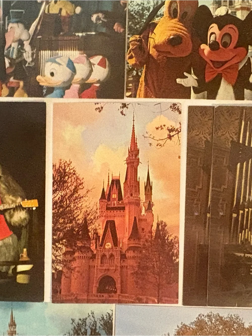 Disney World Vintage Postcards- 1970's- 8 total postcards